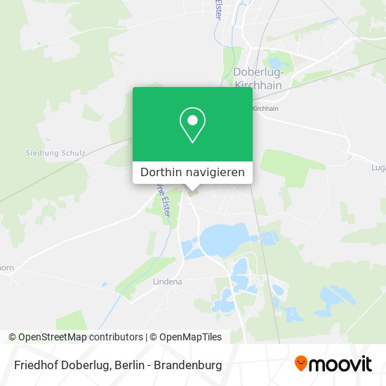 Friedhof Doberlug Karte