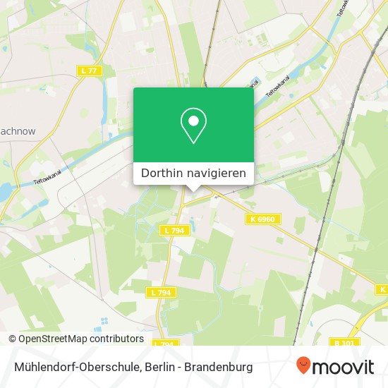 Mühlendorf-Oberschule Karte