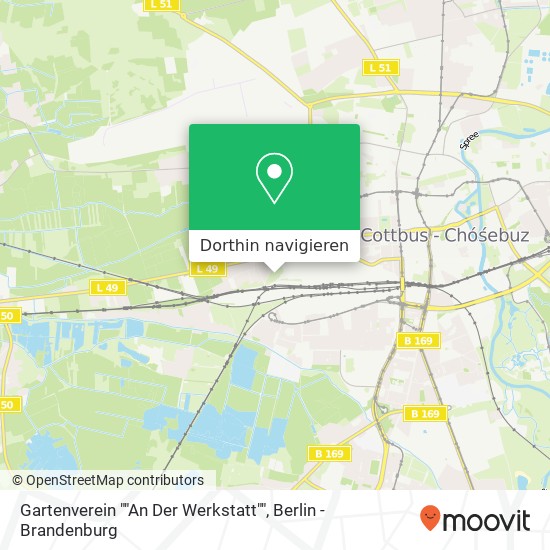 Gartenverein ""An Der Werkstatt"" Karte