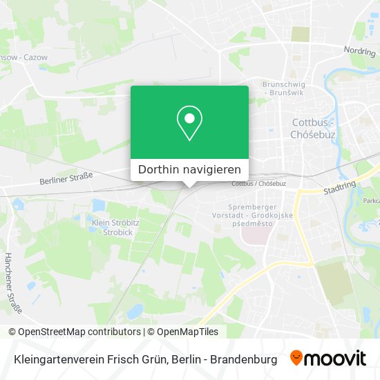 Kleingartenverein Frisch Grün Karte