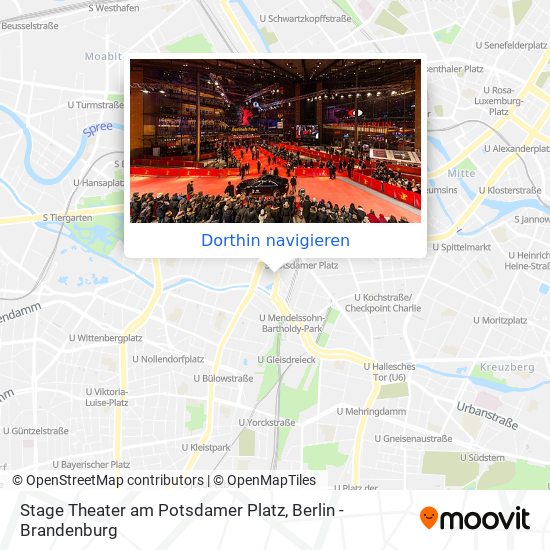 Stage Theater am Potsdamer Platz Karte