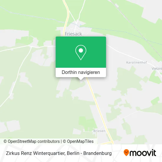 Zirkus Renz Winterquartier Karte