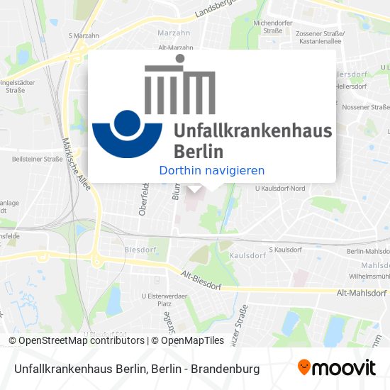 Unfallkrankenhaus Berlin Karte