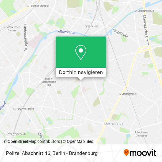 Polizei Abschnitt 46 Karte