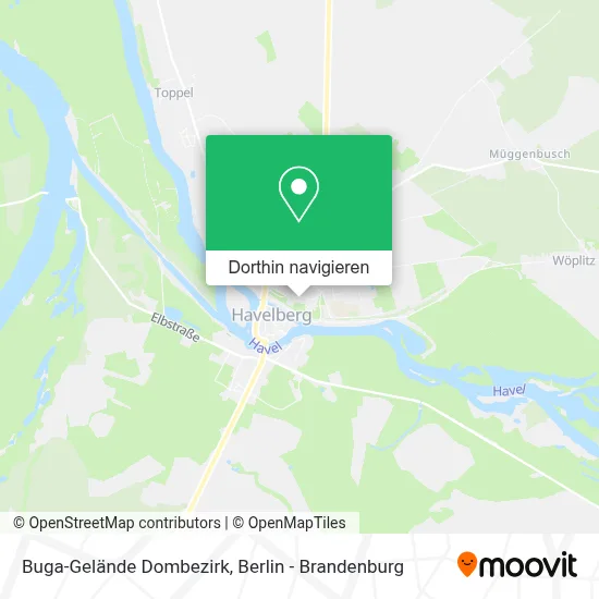 Buga-Gelände Dombezirk Karte