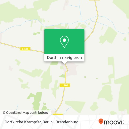Dorfkirche Krampfer Karte