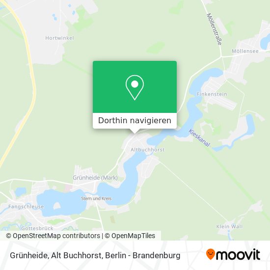 Grünheide, Alt Buchhorst Karte