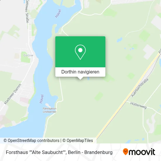 Forsthaus "Alte Saubucht" Karte