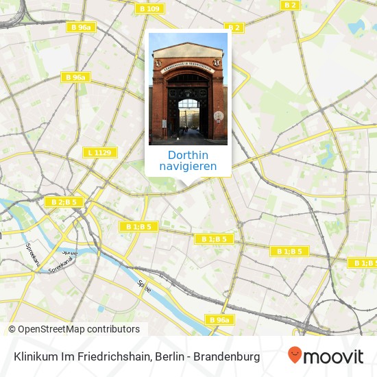 Klinikum Im Friedrichshain Karte