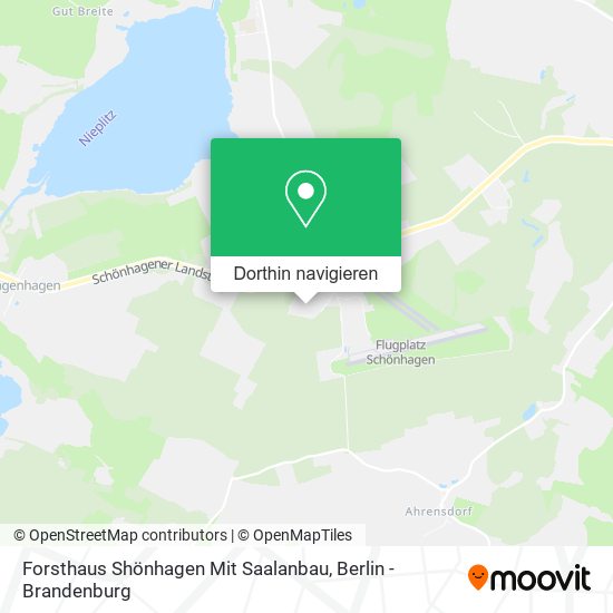 Forsthaus Shönhagen Mit Saalanbau Karte