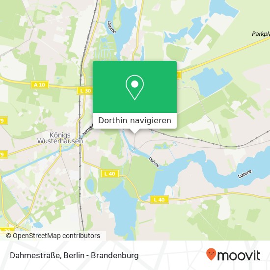Dahmestraße Karte