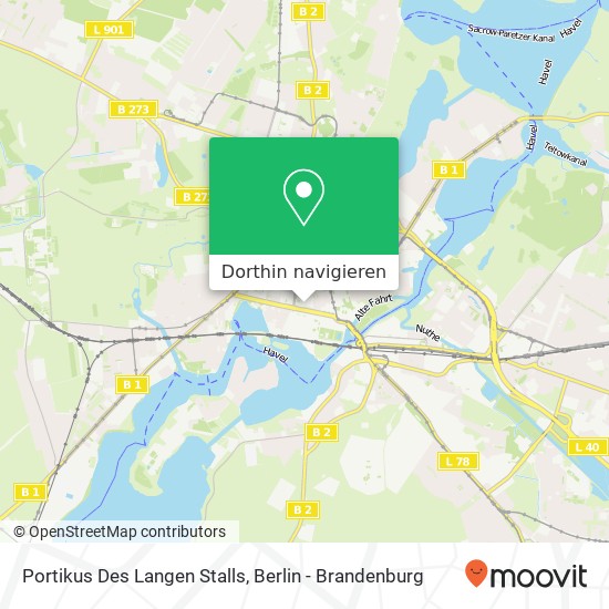 Portikus Des Langen Stalls Karte