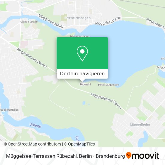 Müggelsee-Terrassen Rübezahl Karte