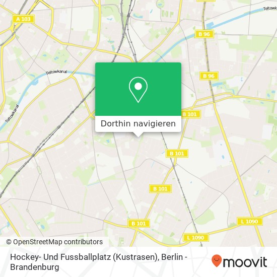 Hockey- Und Fussballplatz (Kustrasen) Karte