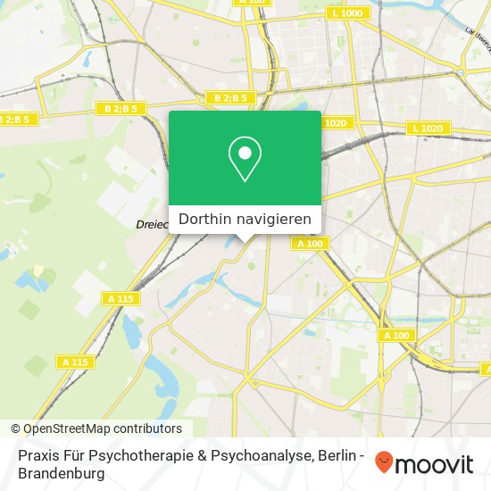 Praxis Für Psychotherapie & Psychoanalyse Karte