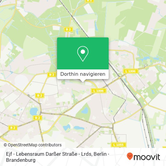 Ejf - Lebensraum Darßer Straße - Lrds Karte