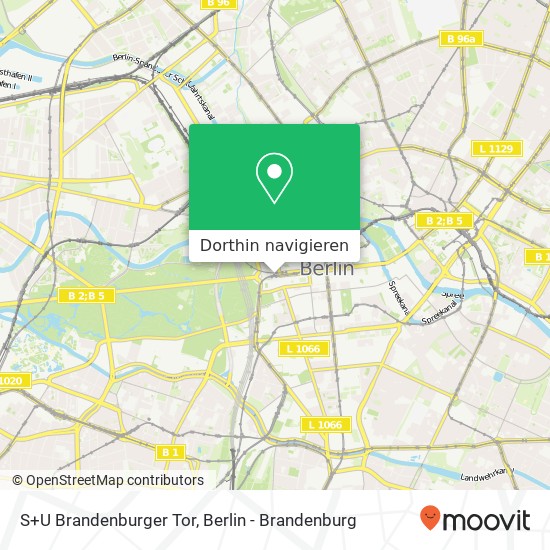 S+U Brandenburger Tor Karte