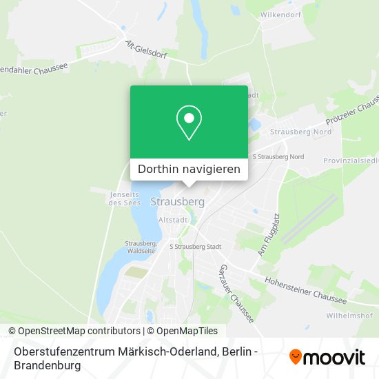 Oberstufenzentrum Märkisch-Oderland Karte