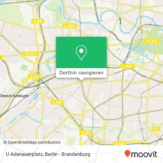 U Adenauerplatz Karte