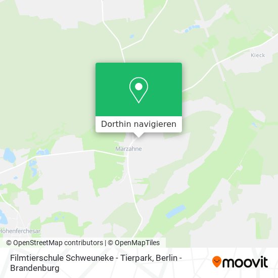 Filmtierschule Schweuneke - Tierpark Karte