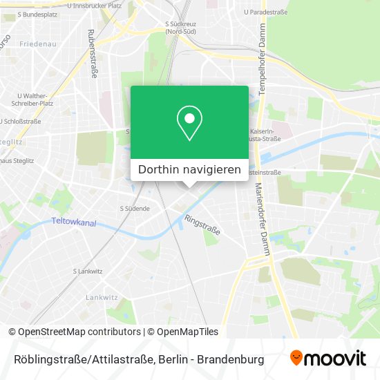 Röblingstraße/Attilastraße Karte