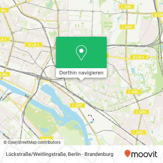 Lückstraße/Weitlingstraße Karte