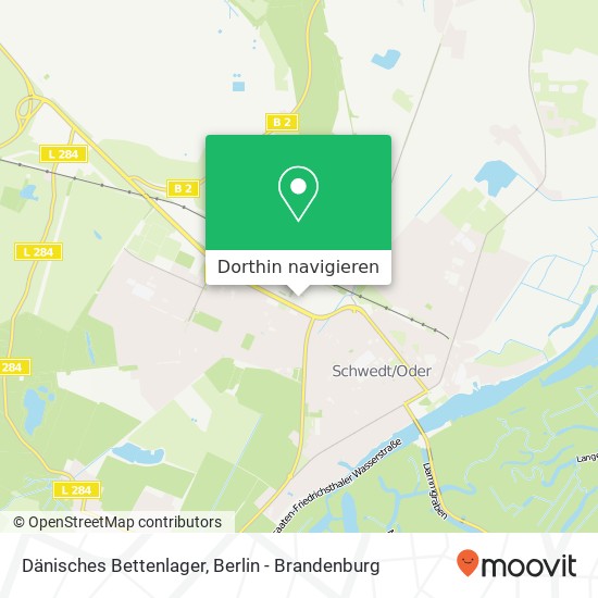 Dänisches Bettenlager Karte