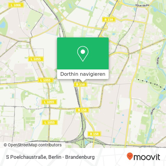 S Poelchaustraße Karte