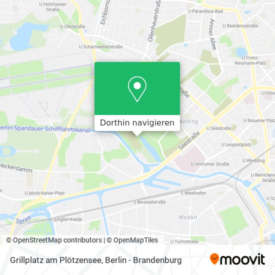 Grillplatz am Plötzensee Karte