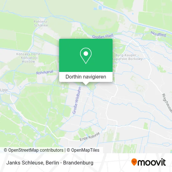 Janks Schleuse Karte