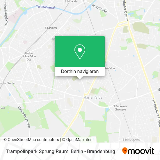 Trampolinpark Sprung.Raum Karte