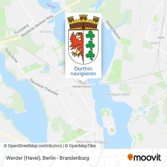 Werder (Havel) Karte