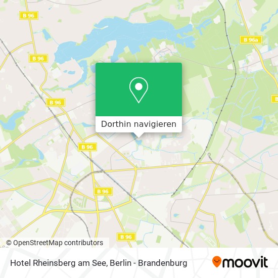 Hotel Rheinsberg am See Karte
