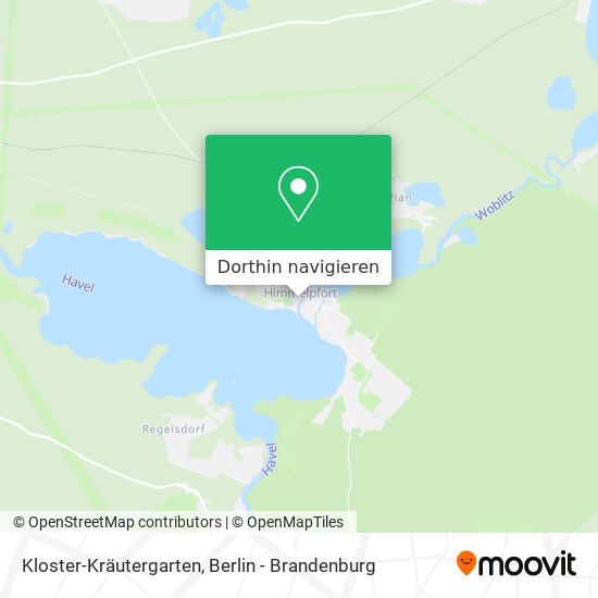Kloster-Kräutergarten Karte