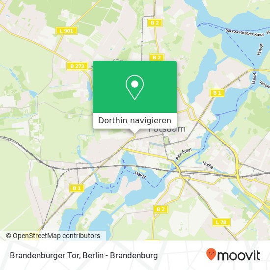 Brandenburger Tor Karte