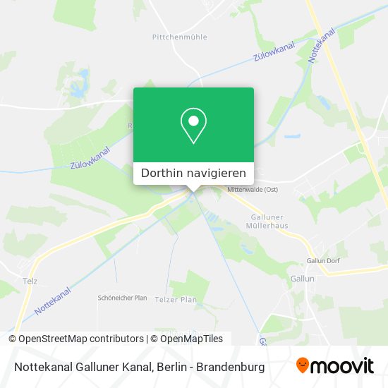 Nottekanal Galluner Kanal Karte