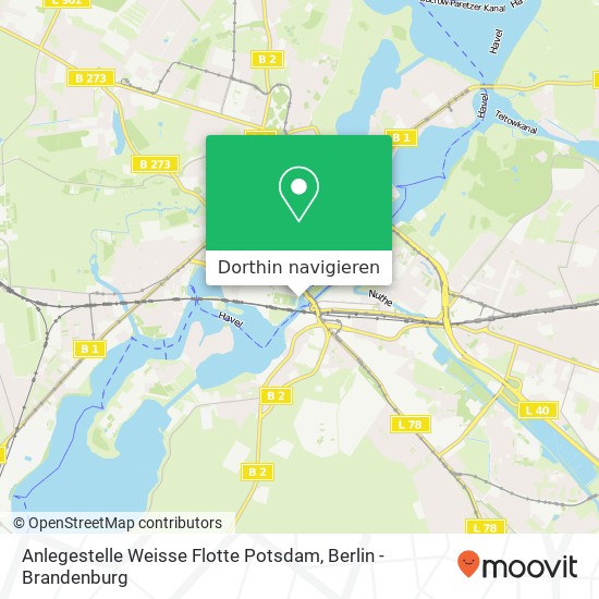 Anlegestelle Weisse Flotte Potsdam Karte