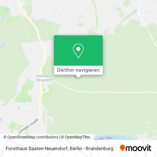 Forsthaus Saaten-Neuendorf Karte
