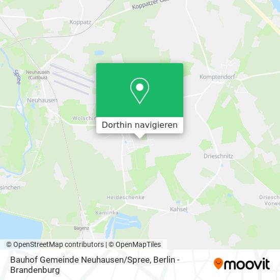 Bauhof Gemeinde Neuhausen / Spree Karte