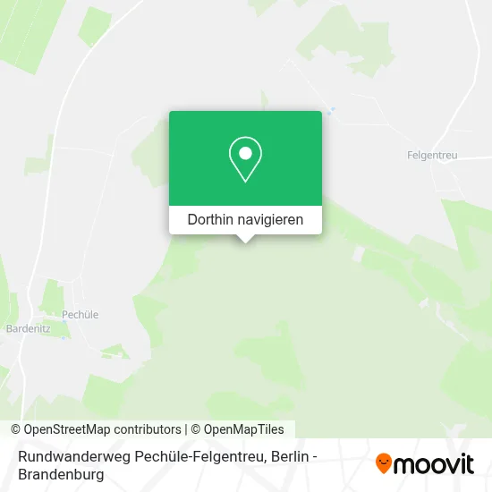 Rundwanderweg Pechüle-Felgentreu Karte