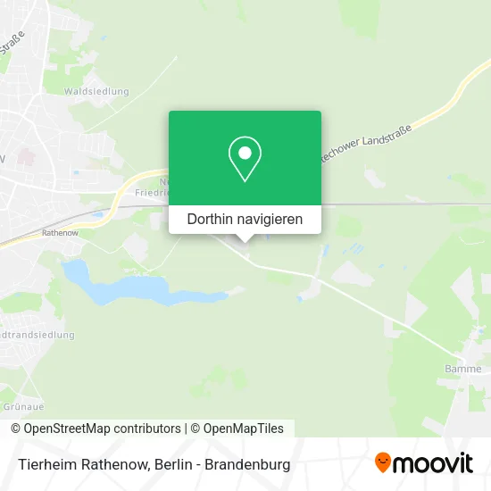 Tierheim Rathenow Karte