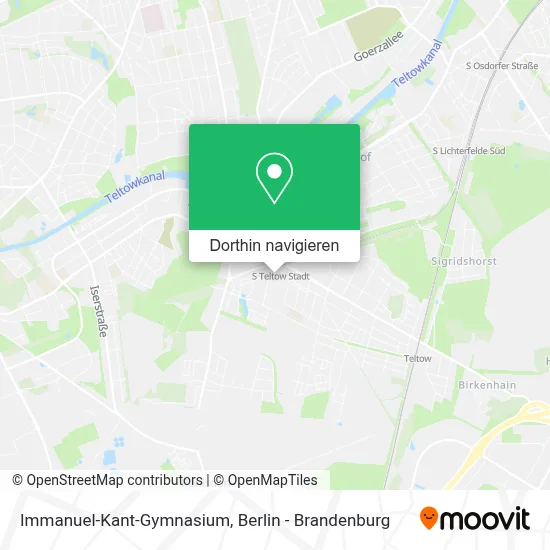Immanuel-Kant-Gymnasium Karte