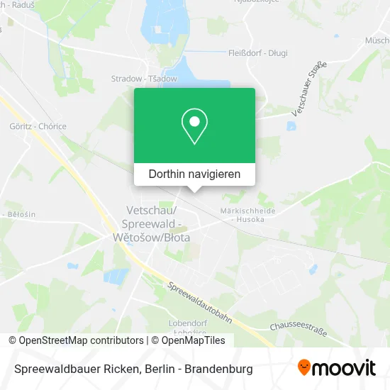 Spreewaldbauer Ricken Karte