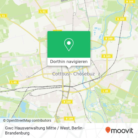 Gwc Hausverwaltung Mitte / West Karte