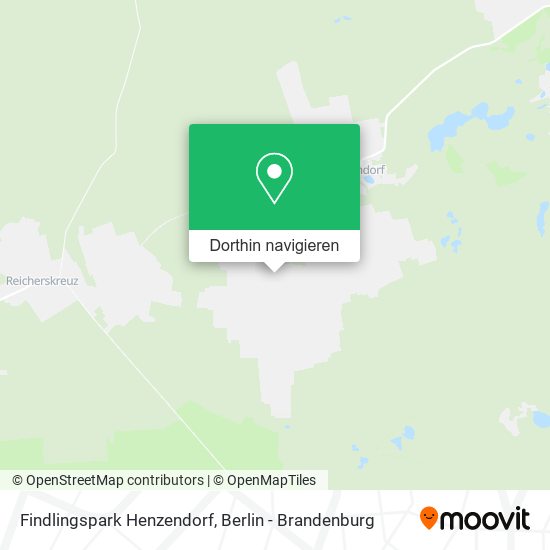 Findlingspark Henzendorf Karte