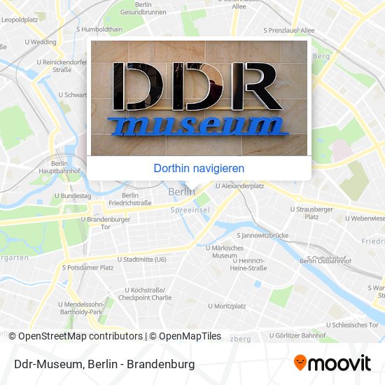 Ddr-Museum Karte