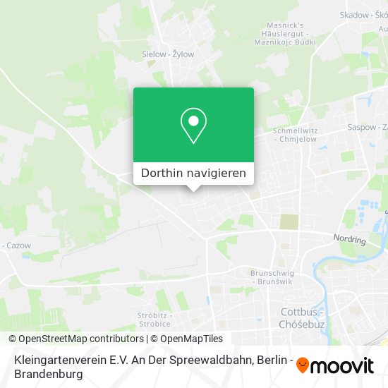 Kleingartenverein E.V. An Der Spreewaldbahn Karte