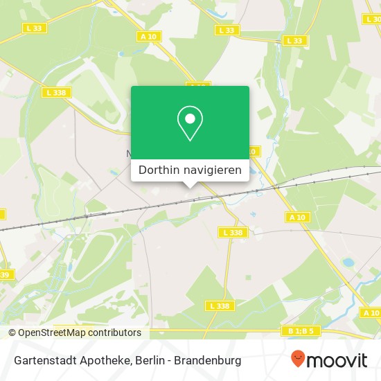 Gartenstadt Apotheke Karte