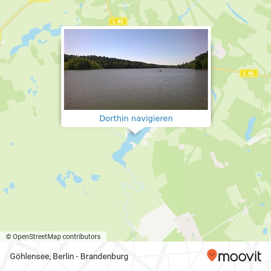 Göhlensee Karte