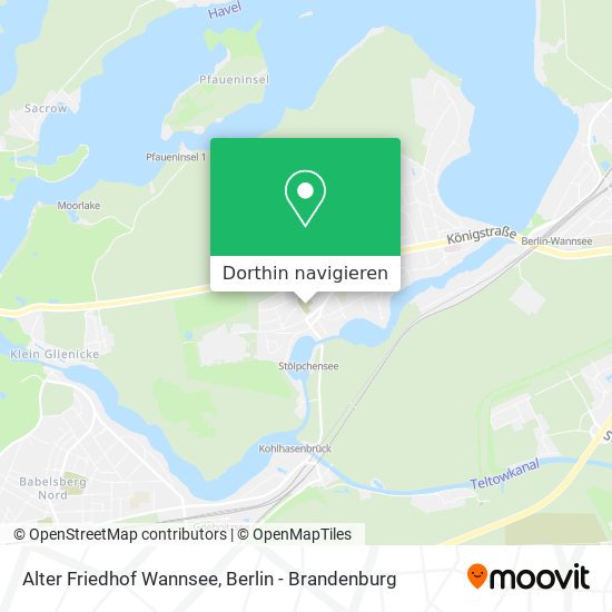 Alter Friedhof Wannsee Karte